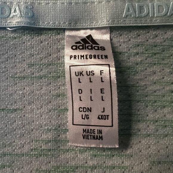 Adidas Women’s Mint Green Athletic Polo Tank Top Size Large - Picture 10 of 13